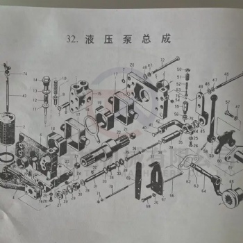 Shanghai New and holland 50 Hydraulic pump assembly for Agricultural Machinery Parts for Tractors