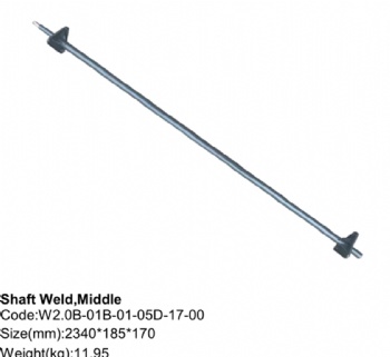 Shaft Weld,Middle W2.0B-01B-01-05D-17-00