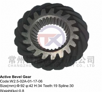 Active Bevel Gear W2.5-02A-01-17-06