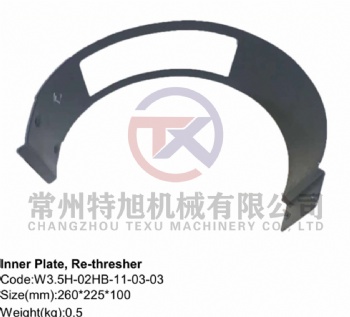 Inner Plate, Re-thresher W3.5H-02HB-11-03-03