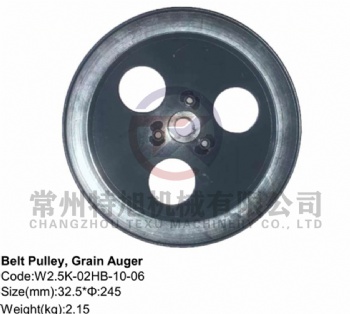 Belt Pulley, Grain Auger W2.5K-02HB-10-06