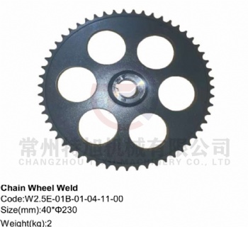 Chain Wheel Weld W2.5E-01B-01-04-11-00