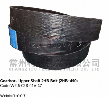 Gearbox- Upper Shaft 2HB Belt (2HB1490) W2.5-02S-01A-37