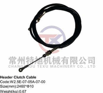 Header Clutch Cable W2.5E-07-05A-07-00