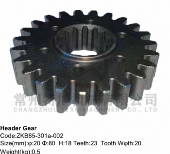 Header Gear ZKB85-301a-002