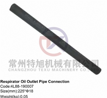 Respirator Oil Outlet Pipe Connection 4L88-190007