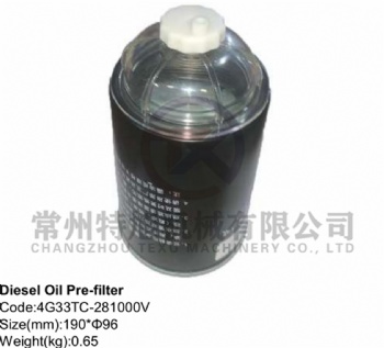 Diesel Oil Pre-filter 4G33TC-281000V