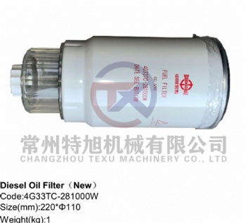 Diesel Oil Filter 4G33TC-281000W