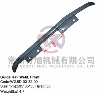 Guide Rail Weld, Front W2.5D-03-32-00