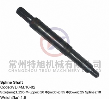 Spline Shaft WD.4M.10-02