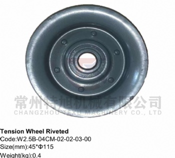 Tension Wheel Riveted W2.5B-04CM-02-02-03-00